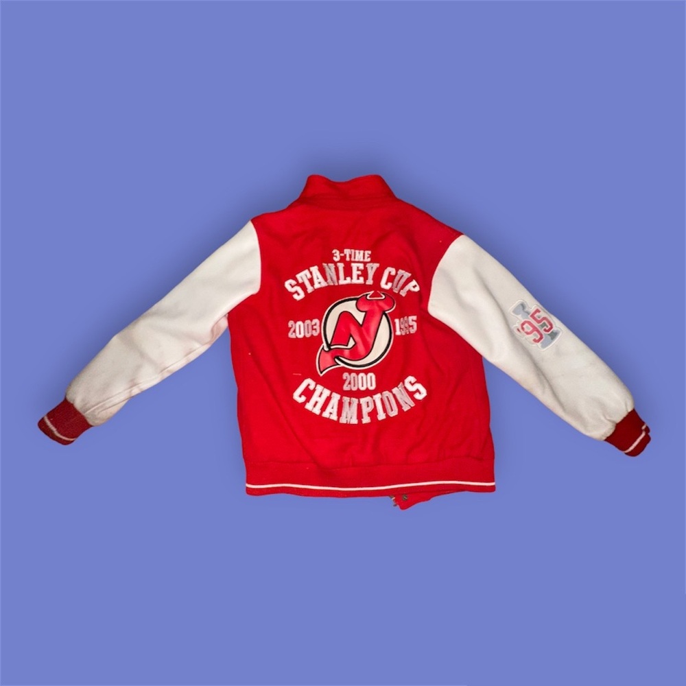 2000 Vintage RARE New Jersey Devils Stanley Cup Championship Varsity Jacket